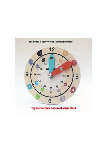 Willowhaven Ahşap Eğitici Çocuk Saati Zaman Yönetimi Öğrenme Oyuncağı