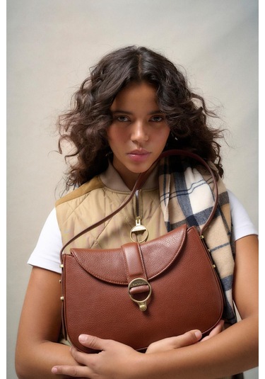 Barbour Alder Deri Kol Çantasıı Br11 Brown Kahverengi