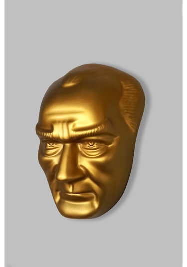 Atatürk Maskı 42 Cm Fiber Glass Okul Resmi Kurum Mask