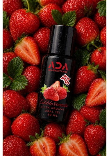 Çilekli 30 Ml Yenilebilir Aromalı Kayganlaştırıcı Jel