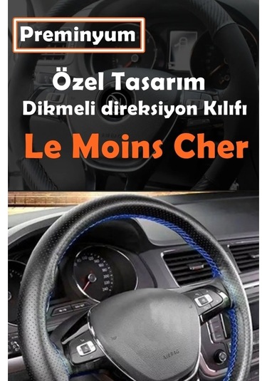 Fiat Egea Oto Direksiyon Kılıfı Mavi Dikiş Estetik Görünüm