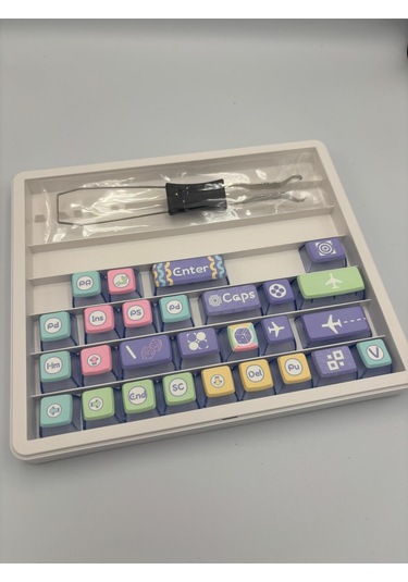 117 Tuş Mekanik Klavye Keycaps Pbt Tuş Takımı Kutulu Tuş-switch Sökme Aparatı İle Gönderim