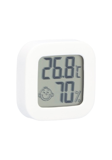 Reedark İki Adet Duvar Tipi Mini Sicaklık Nem Ölçer, Konfor Göstergeli Ev İç Sıcaklık Nem İzleyici Cihazı