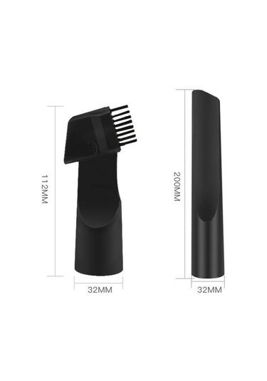 Teltree 32mm İç Çaplı Elektrik Süpürge Uyumlu Pp Materyalli 2'li Dairesel Fırça, Ev Temizliği İçin 6'lı Aksesuar Seti