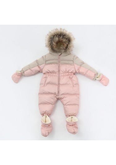 Benitto Kids Kız Bebek Pembe Astronot Tulum Pembe
