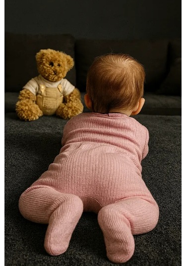 Sof'uska Yenidoğan Bebekler İçin Bodyler Ve Kazaklar Seti, 3 Parça 21042737 Gri