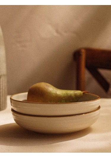 Sl Home Leggero Çorba Tabağı Seti 2 Adet, 750 Ml, Çap 19 Cm 200580839 Bej