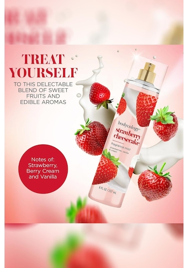Bodycology Strawberry Cheesecake Vücut Spreyi 237ml