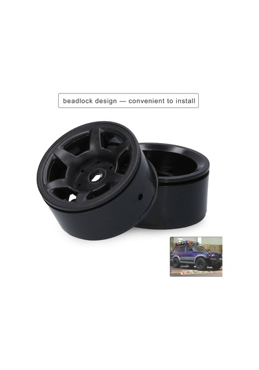 Kosona Ax-415wh 1/10 Rc Araç Plastik Jant Seti - 4 Parça, 46x23mm, Beyaz, Tf2 Cc01 Cc02 Lc70 Lc80 D90 Uyumlu