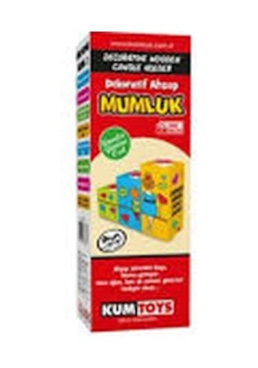 Kumtoys Dekoratif Ahşap Mumluk-Km-5437