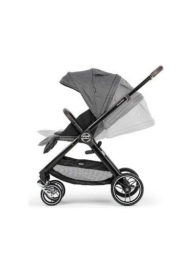 Kanz X-go Ultimate Travel Sistem Bebek Arabası Silver Gri Antrasit - Siyah