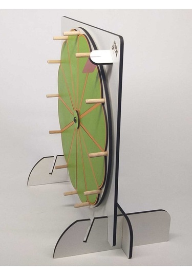 Esmay Eğitici Çarkıfelek Oyunu Yazılıp Silinebilir Çarkı Felek Çarkıfelek Turuncu Çizgili Yeşilbölü