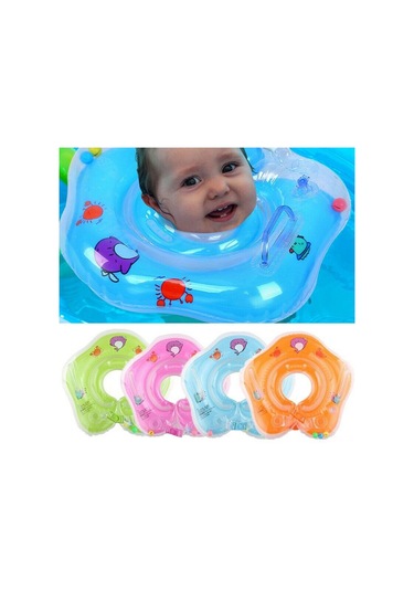 Maiyame Bebek Yüzme Halkası - Pvc Malzeme, Ayarlanabilir, Çift Tutacaklı, 1-18 Aylık Bebekler İçin, Taşınabilir Ve Pratik. Mavi