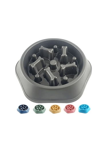 Pribor Kedi Köpek Yavaş Yeme Mama Kabı