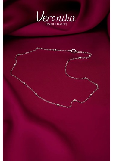 Veronika 925 Ayar Gümüş Kolye Zinciri Kolye Ve Pandantifl 418619037 Gümüş
