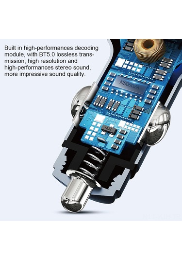 Jeehugo Gümüş Araç Fm Transmitteri - Bluetooth 5.0 İle Müzik Çalma, Telefon Aramaları Ve 2 Usb Şarj Portu - 12-24v