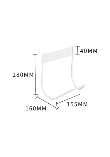 Cbtx Su Hortumu Askısı Bahçe Duvara Monte Hortum Tutucu Kanca Su Borusu Depolama Rafı Beyaz