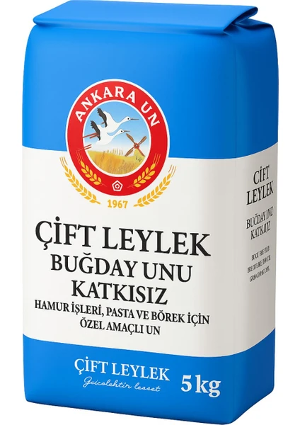 Ankara Çift Leylek Buğday Unu 5 KG