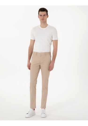 Pierre Cardin Erkek Bej Pantolon Kanvas-chino 50301759-vr011 Bej