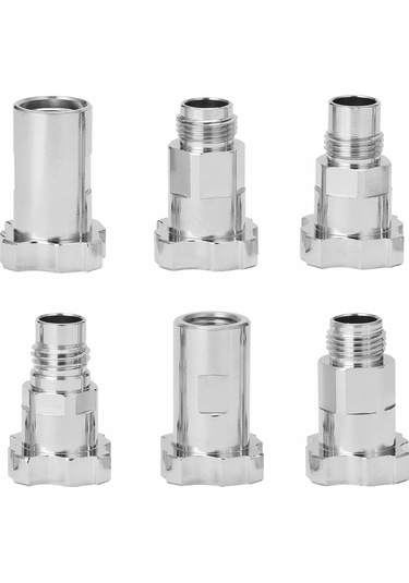 Jeemson Sprey Adaptörü, Boya Hazırlama Sistemi İle Uyumlu, 14mm 1 İç Vida, Çoklu Standart Seçenekli Metal Bağlantı Parçası