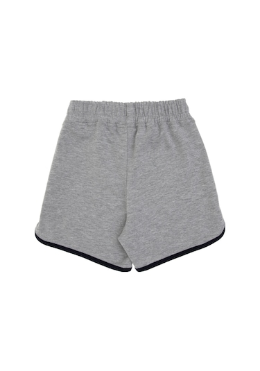 U.S. Polo Assn. Kız Çocuk Gri Melanj Regular Fit Örme Şort 50306297-VR086