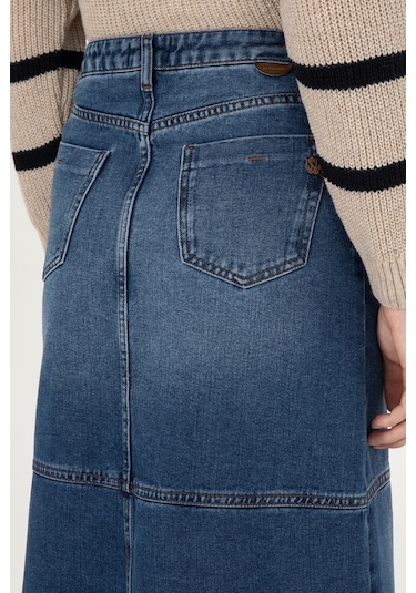 U.s. Polo Assn. Kadın Mavi Etek Jean 50291114-dn0022 Çok Renkli U.s. Polo Assn. Kadın Mavi Etek Jean 50291114-dn0022 Çok Renkli