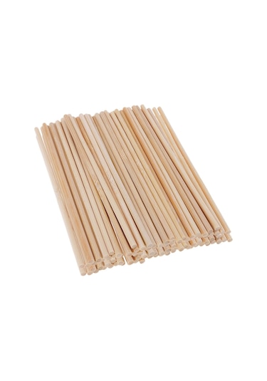 Bambu Ahşap Maket Çubukları 5 Mm 20 Cm 200 Adet