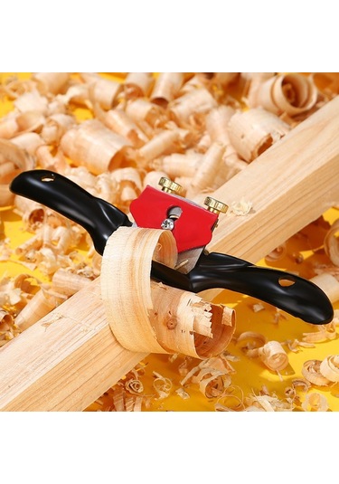 Düz Taban ve Metal Bıçak Ahşap Çalışma El Aracı 9" Spokeshave