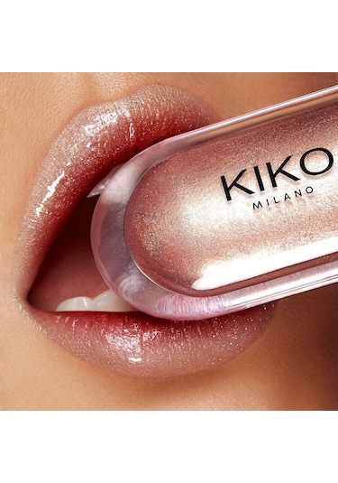 Kiko Dudak Parlatıcısı 3D Hydra Lipgloss 18 Golden Sparkle
