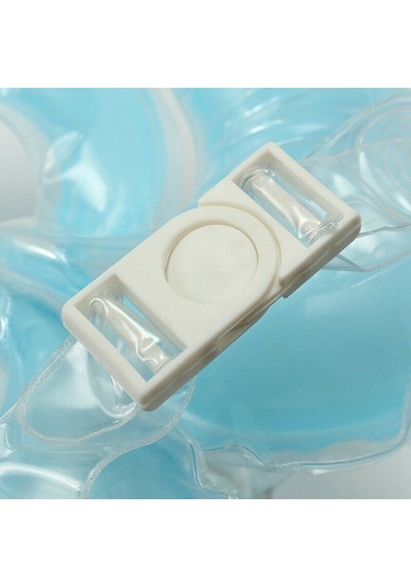 Maiyame Bebek Yüzme Halkası - Pvc Malzeme, Ayarlanabilir, Çift Tutacaklı, 1-18 Aylık Bebekler İçin, Taşınabilir Ve Pratik. Mavi