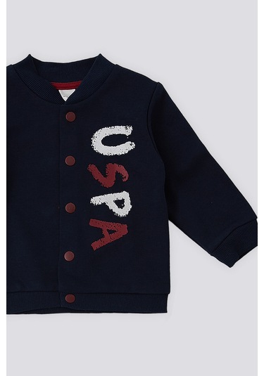 U.s. Polo Assn. Erkek Bebek Lacivert 2'li Hırka Takım Lacivert