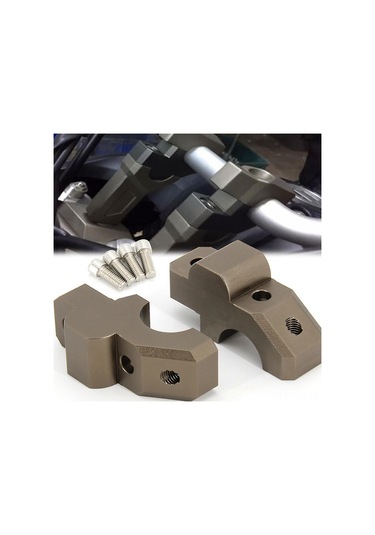 Wezone Yamaha Tracer 900 Gt/mt-09/fz-09 15-21 Aluminyum El Divarı Konum Ayar Cihazı - 30mm Yukarı 20mm Geri Taşıma - Rahat Sürüş İçin