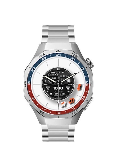Sunix Wt6 Pro Amoled Ekran 48mm Metal Ve Silikon Kordonlu Akıllı Saat