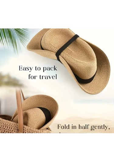 Klasik Unisex Panama Şapka