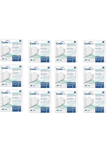Coverdry Hasta Altı Serme Bezi 60x90 - 30 Adetli - 12 Paket