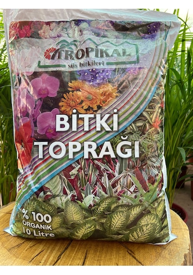 Genel Bitki Besini Ve Tropikal 10 Litre Toprak Seti