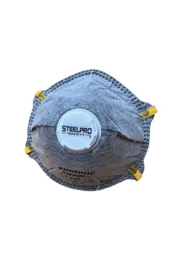 Steelpro 2870cv Ffp2 Nr Aktif Karbonlu Konik Maske 10 Adet-kutu
