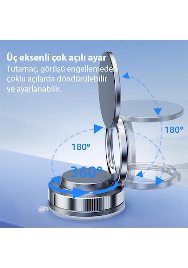 Ally Vakumlu Telefon Tutucu Araç-navigasyon Manyetik Telefon Tutucu Magsafe