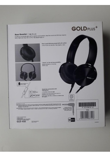 Gold Plus Extra Bass Stereo Kulak Üstü Kulaklık