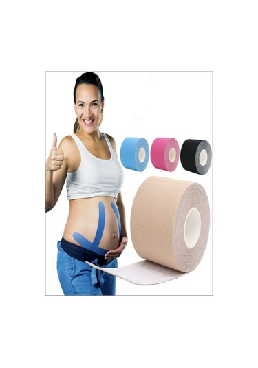 Göbek Destekleyici Bant Mavi Renk-9064711279712