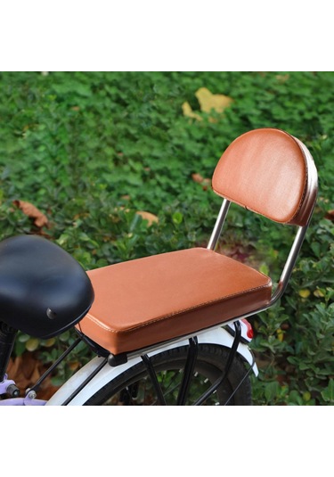 Kahverengi Dağ İçin Bisiklet Arka Koltuk Minderi Bisiklet Arka Eyer Kahverengi