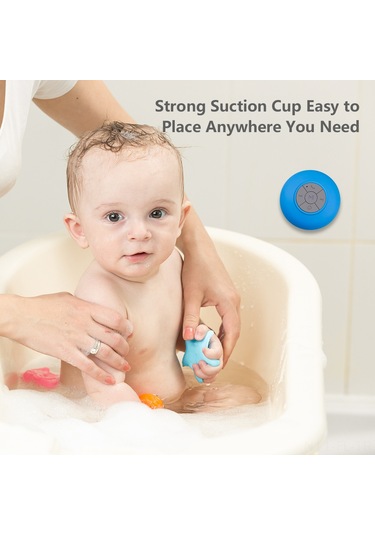 Lemestar Siyah Su Geçirmez Bluetooth Hoparlör, Bebek Uyku Müzik Çalar, Sünger Tabanlı, Taşınabilir 4.2 Bt Versiyonu