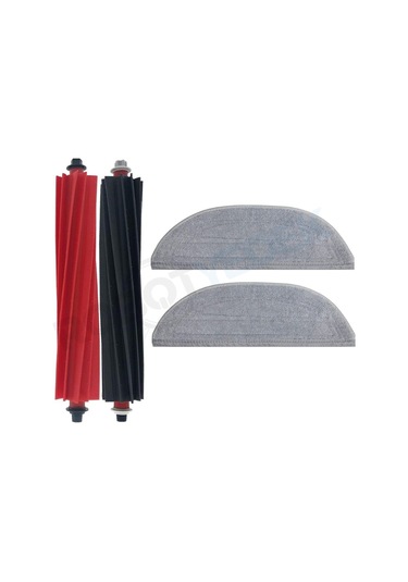 Roborock S8 Maxv Ultra Uyumlu Yedek Ana Fırça Ve Mop-3 Parça