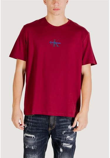 Calvin Klein Erkek Tişört-lv04rb866g Kırmızı