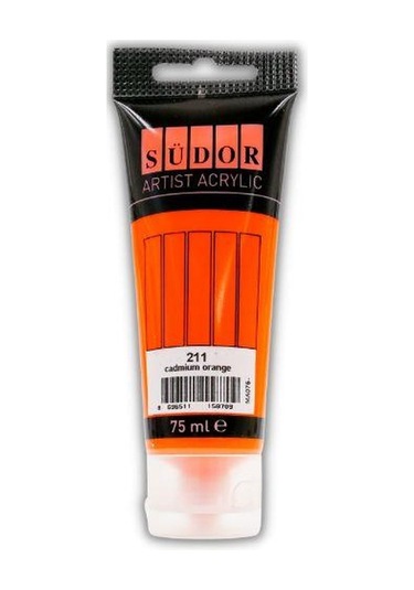Akrilik Boya 75 Ml Renk Seçenekli 1 Adet Monalisa 75 Ml Akrilik Boya Tüp 1 Adet Cadmium Orange