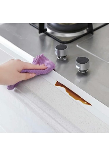 Mavi Mutfak Ve Banyo Su Geçirmez Ve Küflenmez Bant Dikiş Contası Banyo Tuvalet Dikiş Köşe Hattı Çıkartmaları 3.8cm