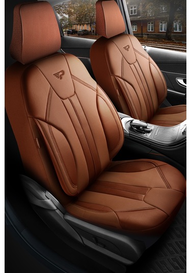 Taba - Taba Panda Carlone Serisi Ful Deri Oto Koltuk Kılıfı - Tam Set