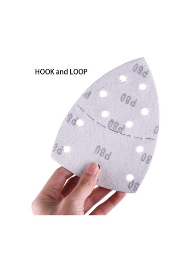 25pcs Fare Zımpara Çarşafları Üçgen Zımpara Kağıdı Yörünge Detay Pedleri Diskler Zımpara Kağıdı Aşındırıcı Kağıt Bosch Sander, 120