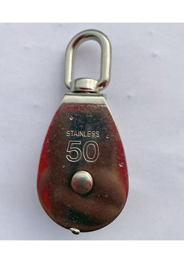 Paslanmaz Krom Tekli̇ Makara 50mm