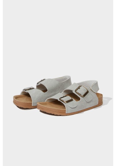 DeFacto Erkek Çocuk Cırt Cırtlı Düz Taban Sandalet C2786A825SMGR2